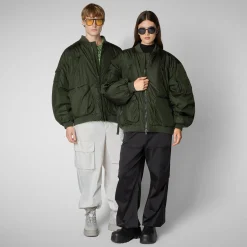 Femme/Homme Save The Duck Blouson Aviateur Unisexe Usher