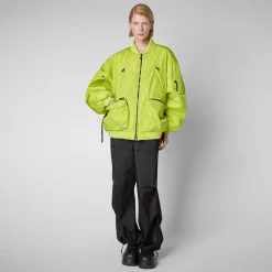 Femme/Homme Save The Duck Blouson Aviateur Unisexe Usher