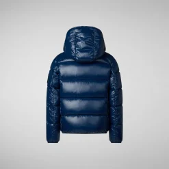 Enfant Save The Duck Doudone à Capuche Artie Blue Pour Garçon