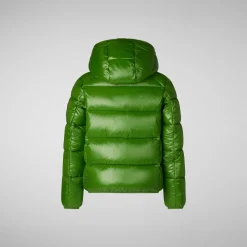 Enfant Save The Duck Doudone à Capuche Artie Grass Green Pour Garçon