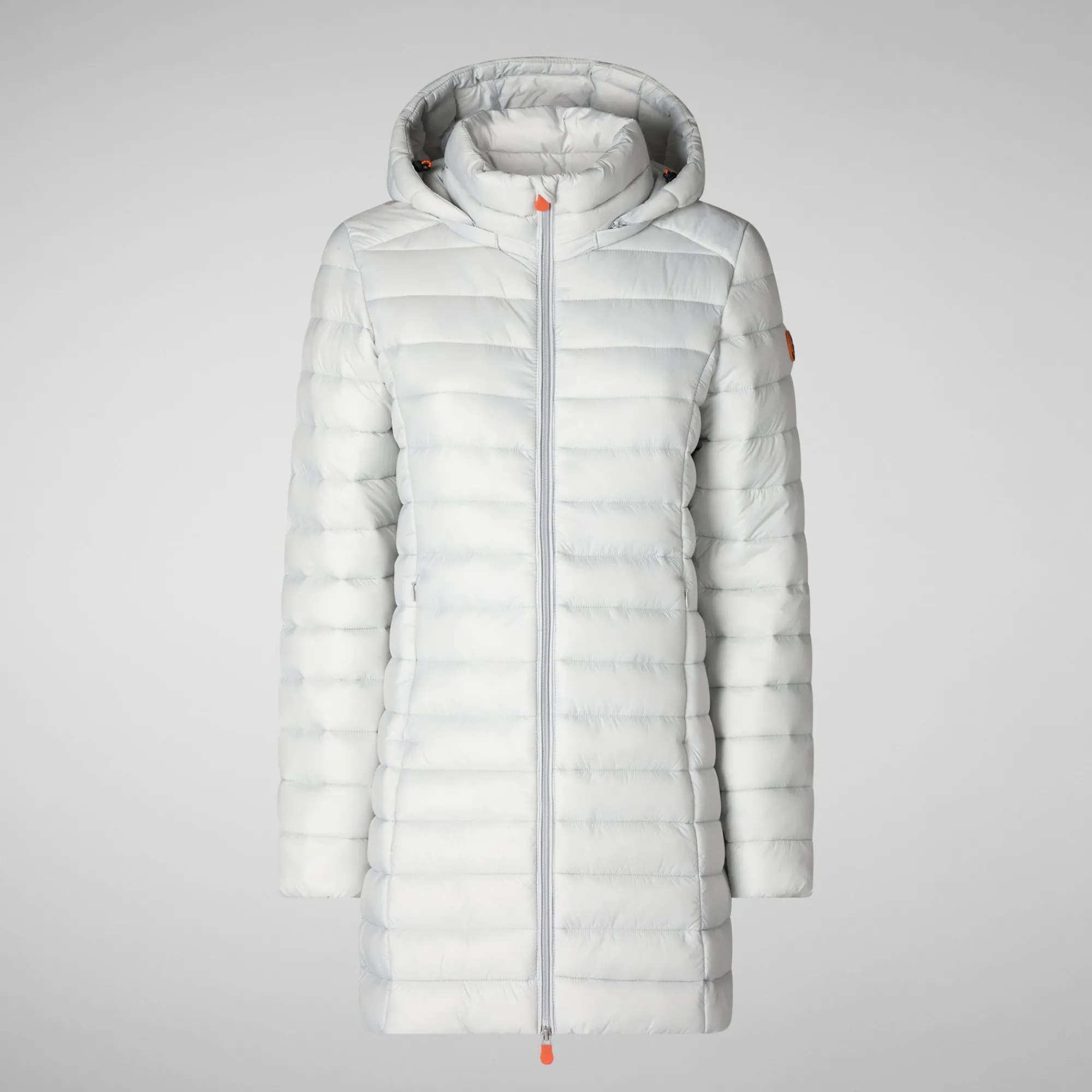 Femme Save The Duck Doudone à Capuche Carol Frozen Grey Pour Femme