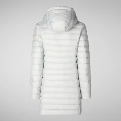 Femme Save The Duck Doudone à Capuche Carol Frozen Grey Pour Femme