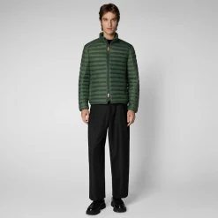 Homme Save The Duck Doudone Alexander Animal-free Thyme Green Pour Homme