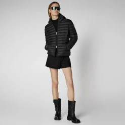 Femme Save The Duck Doudoune à Capuche Daisy Animal-free Pour Femme