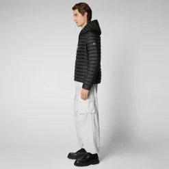 Homme Save The Duck Doudoune à Capuche Donald Animal-free Pour Homme