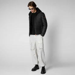 Homme Save The Duck Doudoune à Capuche Donald Animal-free Pour Homme