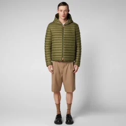 Homme Save The Duck Doudoune à Capuche Donald Animal-free Pour Homme