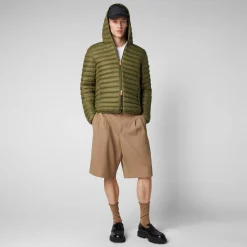 Homme Save The Duck Doudoune à Capuche Donald Animal-free Pour Homme