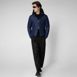 Homme Save The Duck Doudoune à Capuche Donald Animal-free Pour Homme