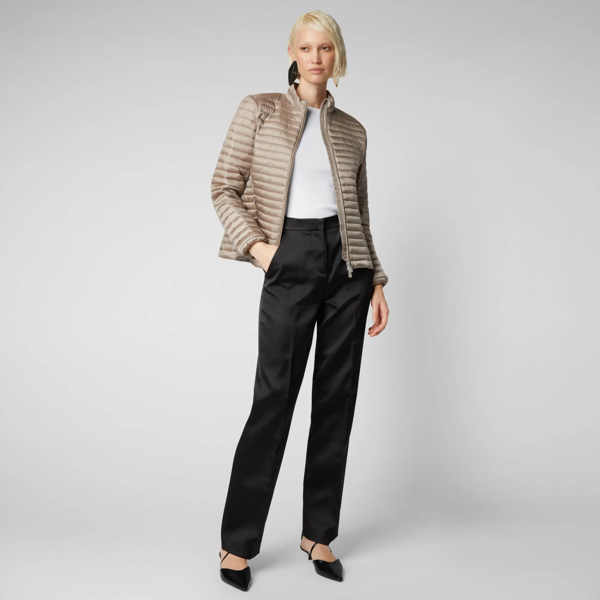 Femme Save The Duck Doudoune Andreina Animal-free Pour Femme