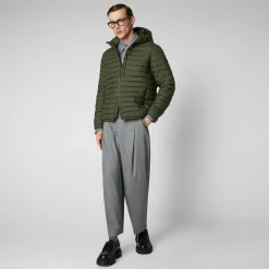 Homme Save The Duck Doudoune Cael Animal-free Pour Homme