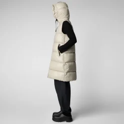 Femme Save The Duck Gilet à Capuche Iria Pour Femme