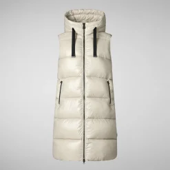 Femme Save The Duck Gilet à Capuche Iria Pour Femme