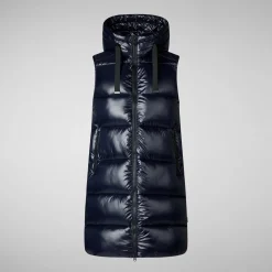 Femme Save The Duck Gilet à Capuche Iria Pour Femme