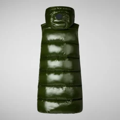 Femme Save The Duck Gilet à Capuche Iria Pour Femme