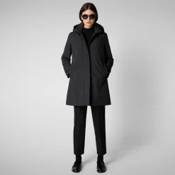 Femme Save The Duck Manteau Embie In Blue Black Pour Femme
