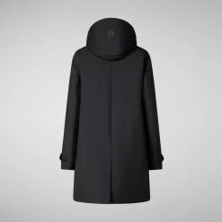 Femme Save The Duck Manteau Embie In Blue Black Pour Femme