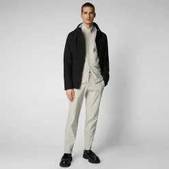 Homme Save The Duck Pantalon Colt Gris Brouillag Pour Homme