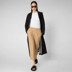 Femme Save The Duck Pantalon Milan Biscuit Beige Pour Femme