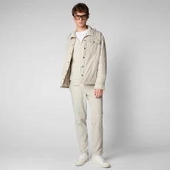 Homme Save The Duck Pantalon Steve Gris Brouillag Pour Homme