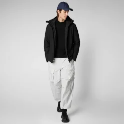 Homme Save The Duck Parka à Capuche Sabal Pour Homme