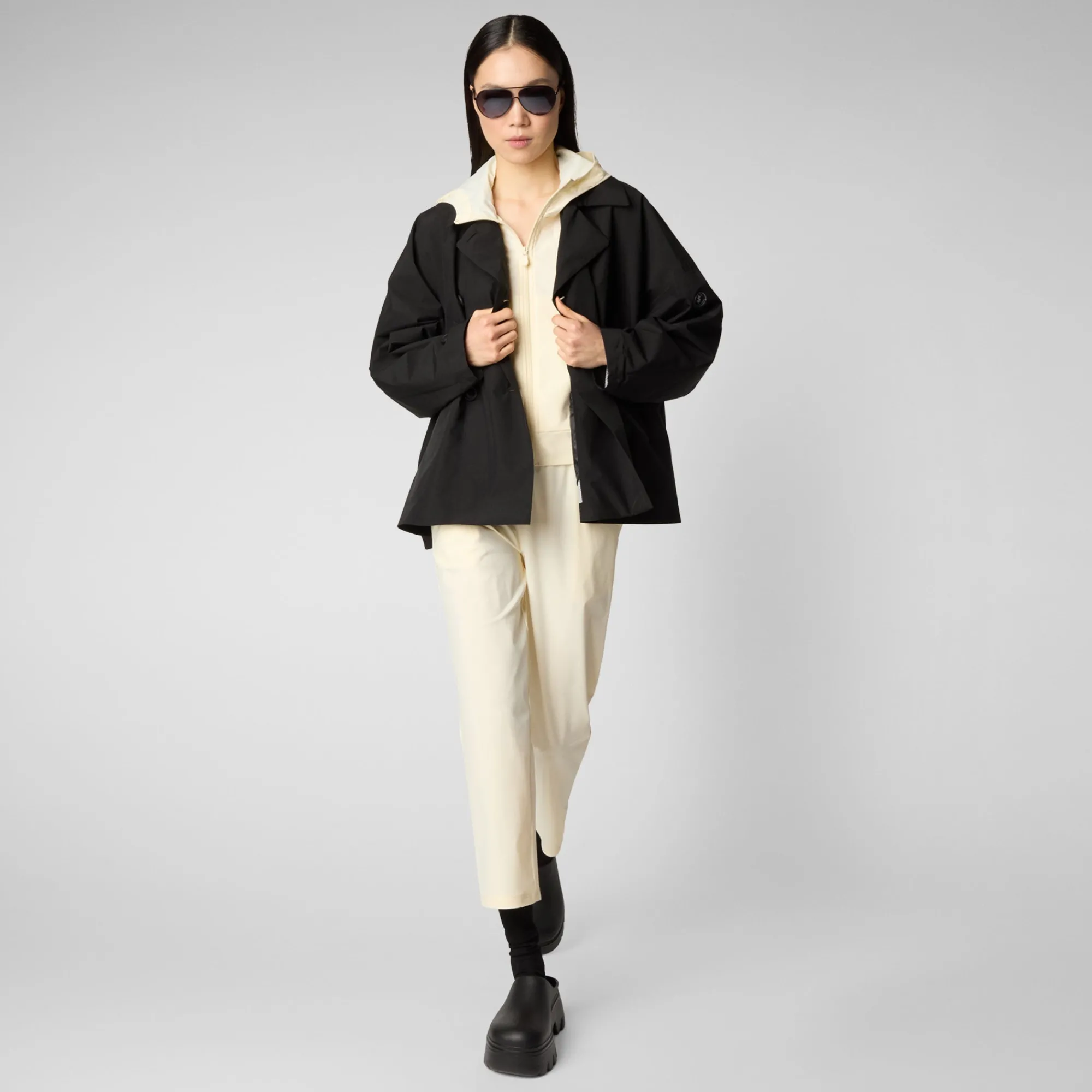 Femme Save The Duck Sweatshirt Pear Pour Femme