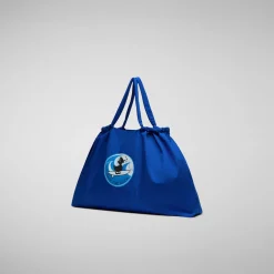 Femme/Homme Save The Duck Unisex Shopper Bag Lake Bleu Cybernétique