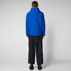 Homme Save The Duck Veste David Bleu Cybernétique Pour Homme