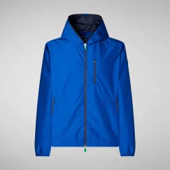Homme Save The Duck Veste David Bleu Cybernétique Pour Homme