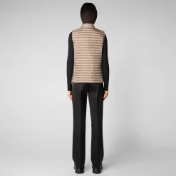 Femme Save The Duck Veste Sans Manches Aria Pour Homme