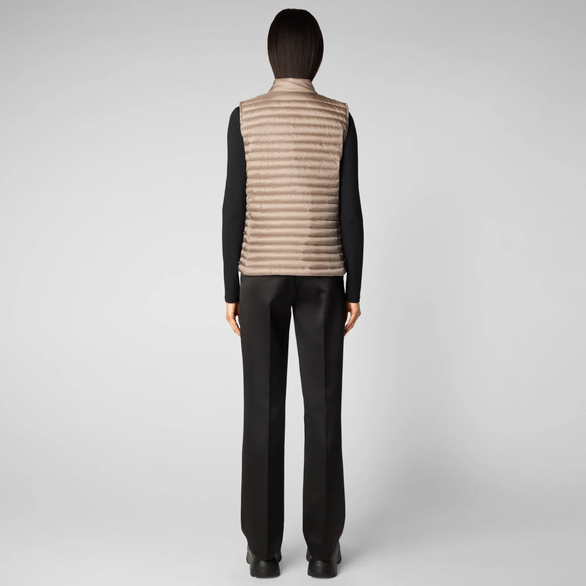 Femme Save The Duck Veste Sans Manches Aria Pour Homme