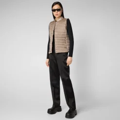 Femme Save The Duck Veste Sans Manches Aria Pour Homme