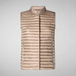 Femme Save The Duck Veste Sans Manches Aria Pour Homme