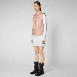 Femme Save The Duck Veste Sans Manches Aria Pour Femme