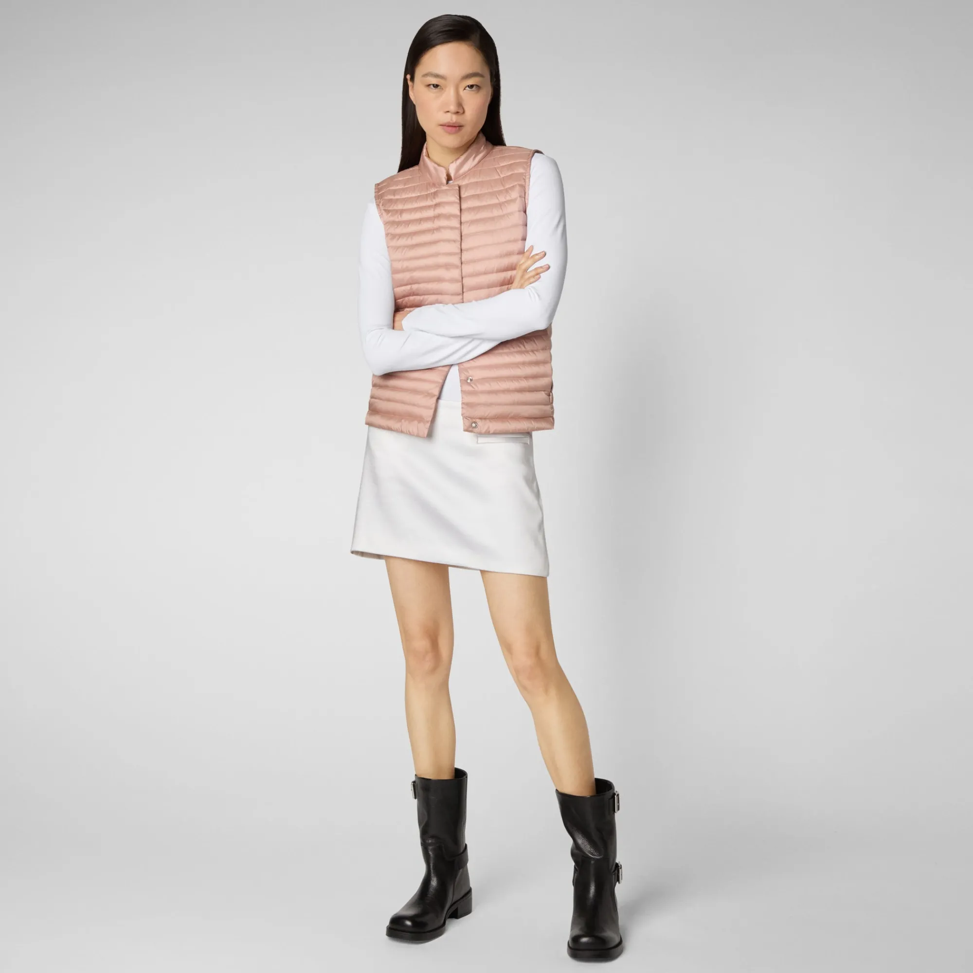 Femme Save The Duck Veste Sans Manches Aria Pour Femme