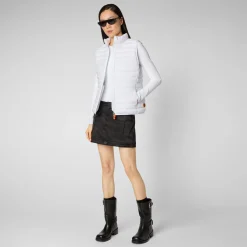 Femme Save The Duck Veste Sans Manches Charlotte Pour Femme