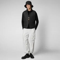 Homme Save The Duck Veste Sans Manches Matelassée Adam Pour Homme