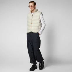 Homme Save The Duck Veste Sans Manches Matelassée Adam Pour Homme