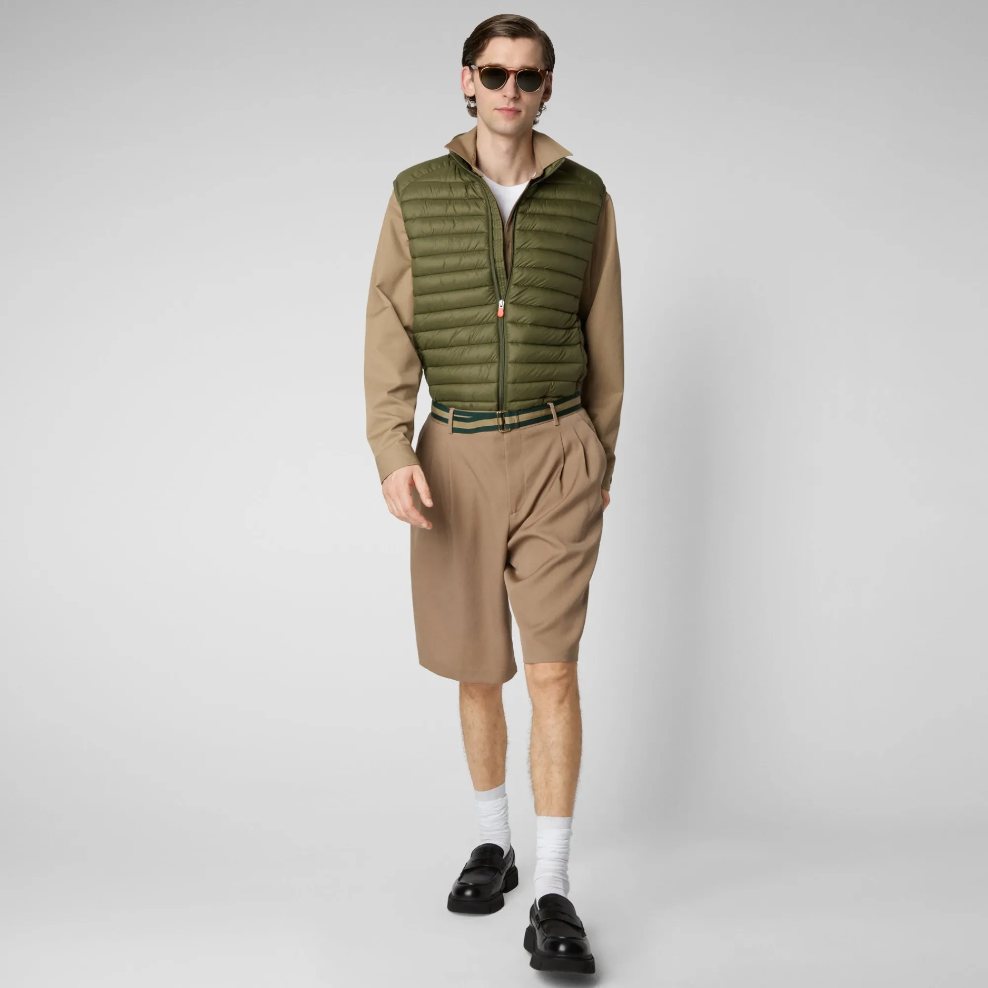 Homme Save The Duck Veste Sans Manches Matelassée Adam Pour Homme