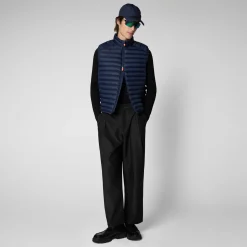 Homme Save The Duck Veste Sans Manches Matelassée Adam Pour Homme