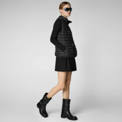 Femme Save The Duck Veste Sans Manches Matelassée Charlotte Pour Femme