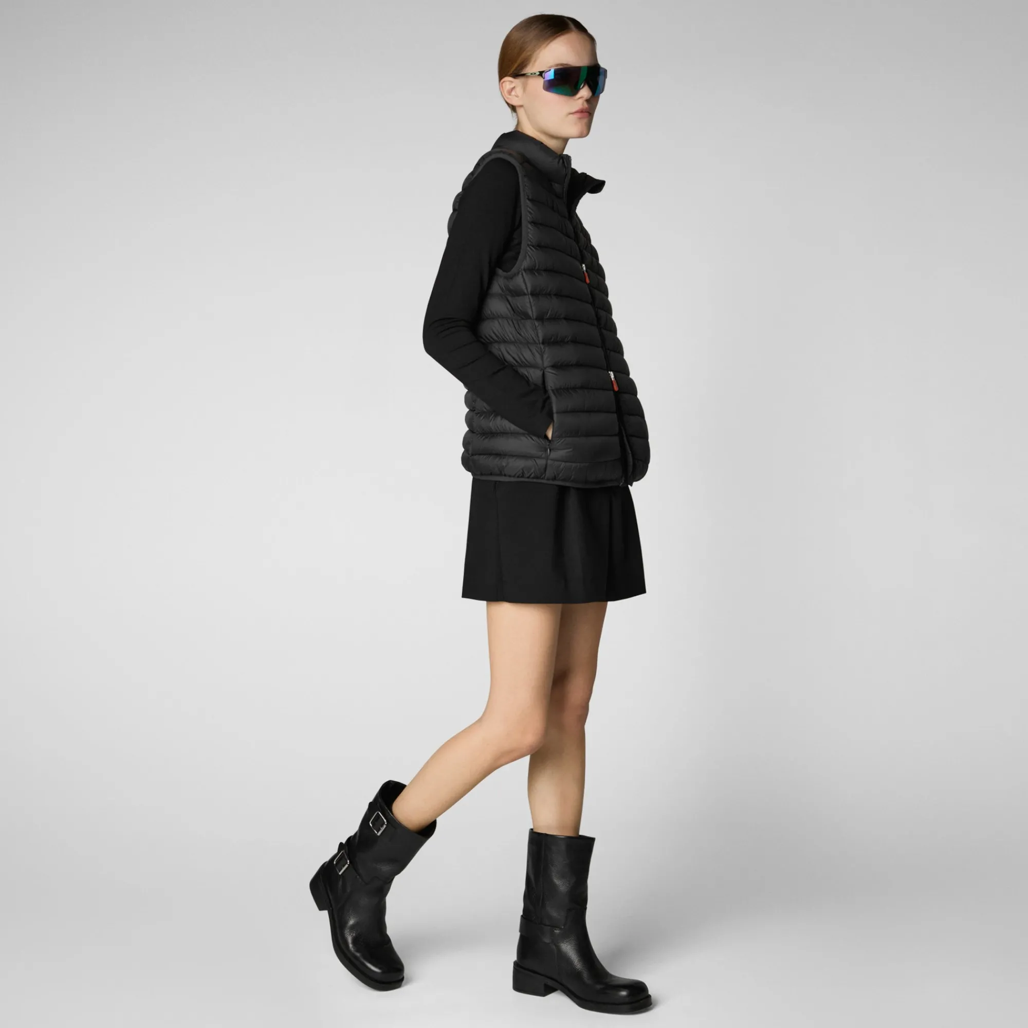 Femme Save The Duck Veste Sans Manches Matelassée Charlotte Pour Femme