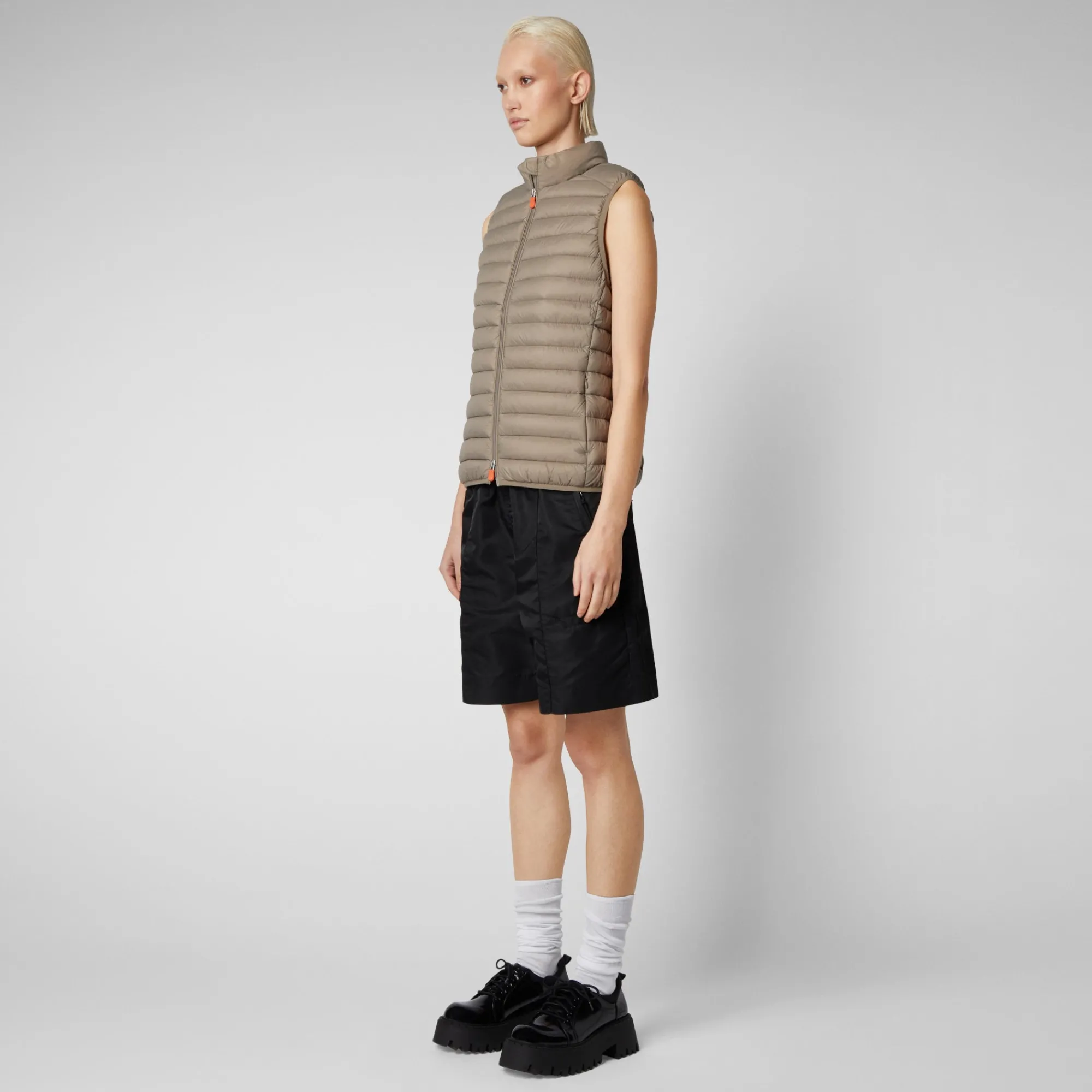 Femme Save The Duck Veste Sans Manches Matelassée Charlotte Pour Femme