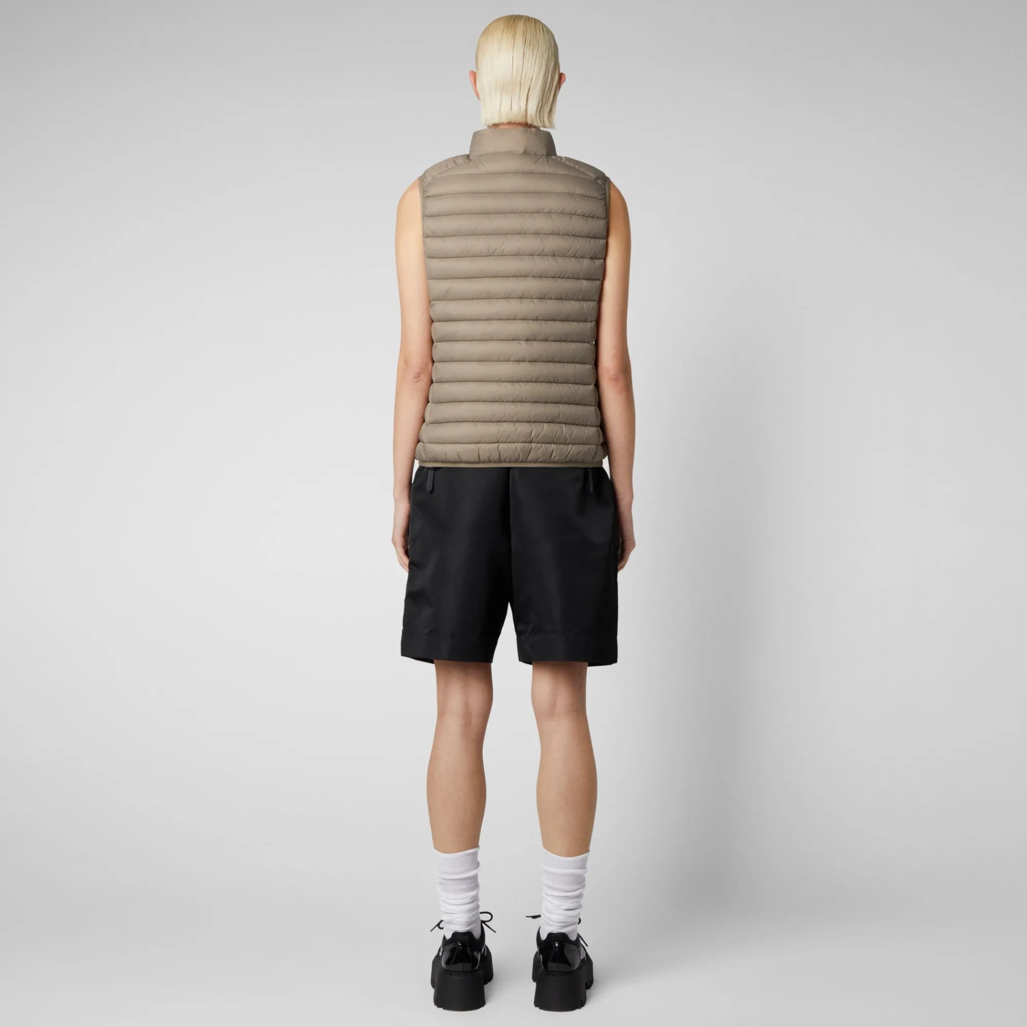 Femme Save The Duck Veste Sans Manches Matelassée Charlotte Pour Femme