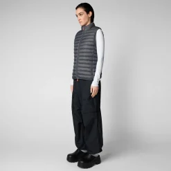 Femme Save The Duck Veste Sans Manches Matelassée Charlotte Pour Femme